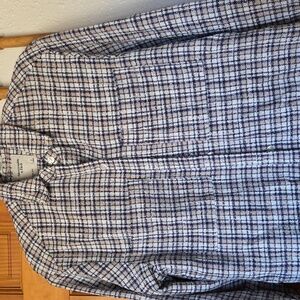 Abercrombie & Fitch Oversized Tweed Button Up Shirt
